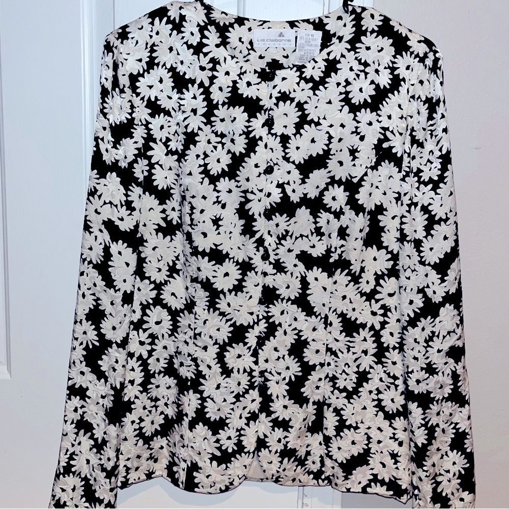 Vintage floral button up shirt